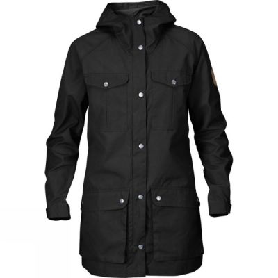Parka Fjallraven Greenland Light Mujer Negras - Chile JXI478036